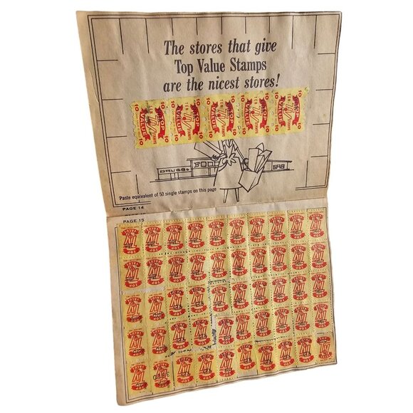 S&H Green Top Value Stamp Books Certificates Collection Vintage Saver Book Weis - Picture 7 of 10